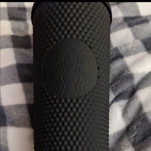 STARBUCKS Matte Black Studded Tumbler
